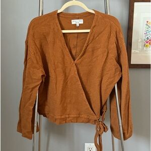 Madewell wrap blouse